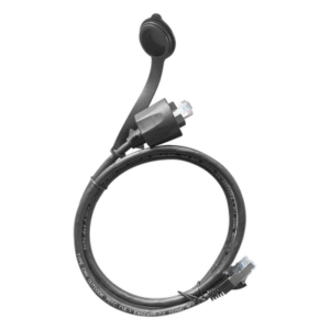 LINKEDPRO BY EPCOM LP-C6WP-PC-1M – Cable de Parcheo Industrial Cat6 Blindado (FTP) con protección contra agua (IP67) en un extremo, 1 metro