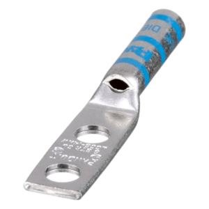 PANDUIT LCC614AWL1PZ – Terminal de Compresión Doble Ojillo / Calibre 6 AWG / Orificio 1/4 pulgada / Separación 16 mm