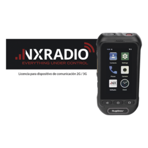 NXRADIO RG360-KIT – Kit Radio PTT / Android 10 Go / IP68 / MIL-STD 810H / Altavoz 105 dB / Batería 3000 mAh / 12 Meses Servicio