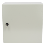 PRECISION PST404020AR – Gabinete IP66 / Acero IK10 / 400x400x200 mm / 15.7x15.7x7.9 in / Placa Trasera Galvanizada / Cerradura con Llave