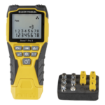 KLEIN TOOLS VDV-501-851 – Probador de Cables / Voz RJ11/12 / Datos RJ45 / Video Coaxial F / Longitud hasta 610 m (2000 ft) / LCD Retroiluminada / Detección de Fallas