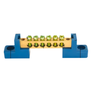PRECISION PSTTBSCR – Terminal de Cableado Tipo Puente / 6 Orificios / 80 A / 750 V CA / 16 mm² / PP Retardante a la Flama / Tornillos M5