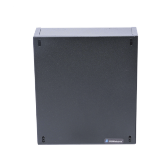 EPCOM INDUSTRIAL GOF01XTV2 – Gabinete para Baterías / Acero Calibre 26 / 217 x 212 x 88 mm / Pintura Electrostática Negra / Compatible con Tablillas ELKP624U-ELKP624, AL624, SMP3 y SMP5