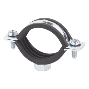 INDEX AB-RIP-048 – Abrazadera Isofónica Reforzada / 1 1/2" (48 mm) / Carga 150 kg / Acero 1.75-2.3 mm / -30°C a +120°C
