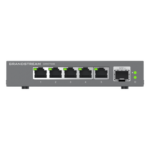 GRANDSTREAM GWN7700M – Switch Multi-Gigabit No Administrable / 5 Puertos RJ45 100/1000/2500Mbps / 1 Puerto SFP+ / 45 Gbps / 4.76 x 3.15 x 1.06 pulgadas
