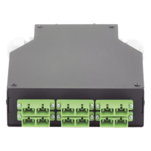 LINKEDPRO BY EPCOM LP-RDSCASM – Distribuidor de Fibra Óptica / Riel DIN / 6 Acopladores SC/APC Dúplex Monomodo / Charola 24 Fusiones / 1.57 x 4.96 x 5.59 in