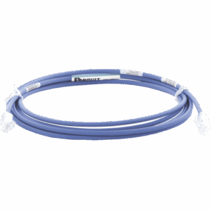 PANDUIT UTP28X10MBU – Cable de Parcheo UTP Cat6A / 28AWG / CM-LSZH / 10 m (32.81 ft) / Azul