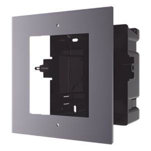 HIKVISION DS-KD-ACF1 – Base empotrable / Marco de instalación / Aluminio y plástico / -40°C a +60°C / 5.28 x 5.31 x 2.20 pulgadas