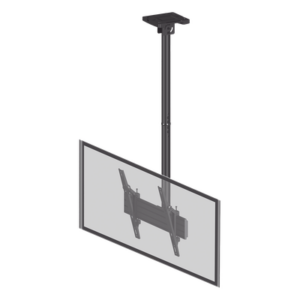 EPCOM INDUSTRIAL EMLCM1U – Soporte de Techo para Pantalla / 32" a 75" / VESA 100x100 a 400x400 / Carga Máxima 50 kg (110 lbs) / Inclinación y Rotación