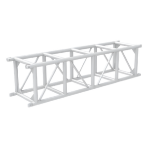 SHINESTAGE EP-YT40S-2M – Truss de Aluminio / Sección 400 x 400 mm / Longitud 2 m (6.6 ft) / Conexión Rápida DIN 1999 / Carga Alta para Videowall y Audio