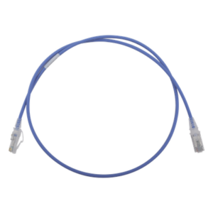 SIEMON MC6-03-0628 – Patch Cord Cat6 UTP / CM/LS0H / 0.91 m (3 ft) / 28AWG Diámetro Reducido / Azul