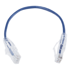 LINKEDPRO BY EPCOM LP-UT6-020-BU28 – Cable de Parcheo Slim UTP Cat6 / 20 cm (0.66 pies) / 28 AWG / Azul / 1 Gbps