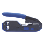 EPCOM POWERLINE EP668 – Pinza de Red SLIM / Corte y Terminado RJ45/RJ11 / Diseño Compacto 60% / Acero al Carbón / Mango Ergonómico ABS+TPR