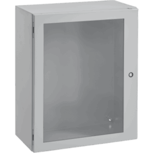 HOFFMAN CSD20208WLG – Gabinete Concept con Puerta de Ventana / 508 x 508 x 203 mm (20 x 20 x 8 in) / NEMA 4/12 / IP66 / Acero Gris Claro RAL 7035