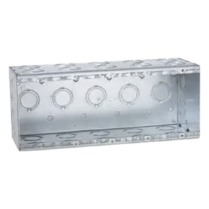 RACO HUB-699 – Caja Multigang / 5 Gangs / 3.5 in (8.89 cm) Profundidad / 29 Entradas 1/2 - 3/4 in