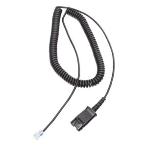 FANVIL QD03 – Cable Adaptador QD / Diademas HT101/HT201/HT202 / Teléfonos Analógicos, Digitales e IP / Compatible Grandstream y Yealink / Audio Full Duplex / Impedancia 2000Ω