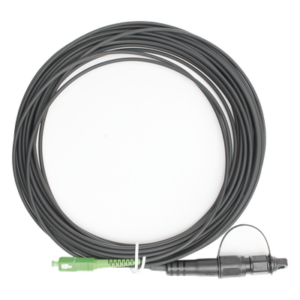 FIBERHOME OFC-S1-BK-SA-H1A-30-10-2601 – Jumper de Fibra Óptica / SC/APC a FDP460 / Redondo / 10 m (32.81 ft) / Forro 3 mm / G657A2 / Negro