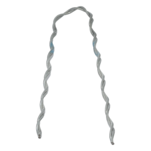 PLP DE-2525 – Remate Preformado para Cable Guía de Acero / Acero Galvanizado / Ø 1.2 - 1.3 mm / Tensión 1300 N / Longitud 160 mm (0.52 ft) / Instalación sin Herramientas