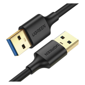 UGREEN 90576 – Cable USB-A 3.0 / Macho a Macho / 5 Gbps / 3 m (9.8 ft) / Blindaje Múltiple / Níquel Resistente / 2A / Compatible USB 2.0 y 1.1
