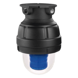 FEDERAL SIGNAL INDUSTRIAL 27XST-024-B – Luz estroboscópica a prueba de explosiones / 24 VCD / UL cUL Clase I Div 1 Grupo C-D / Clase II Div 1 Grupo E-F-G / Clase III / IP66 IP69K / Azul