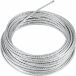 CAMESA SRET474CAM/300 – Cable de Retenida / 3/16" / 300 m (984.3 ft) / 1294 kg Ruptura / 1x7 Hilos / Galvanizado Clase A