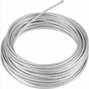 CAMESA SRET474CAM/300 – Cable de Retenida / 3/16" / 300 m (984.3 ft) / 1294 kg Ruptura / 1x7 Hilos / Galvanizado Clase A