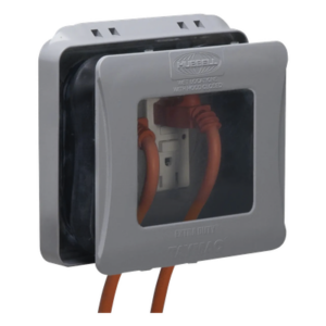 HUBBELL HUB-ML-2500G – Cubierta Impermeable / 2 Entradas / Montaje Vertical / Servicio Pesado / Expandible / 6.15 x 5.77 in / NEMA 3R / 106.45 in³