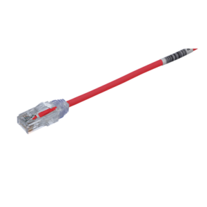 PANDUIT UTP28SP20RD – Cable de Parcheo / Cat6 / 28AWG / UTP / 6.1 m (20 pies) / Rojo / Diámetro Reducido