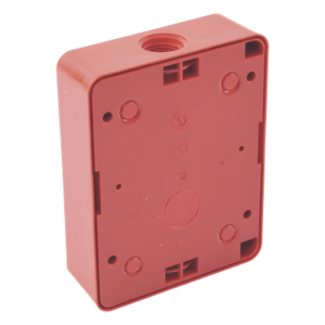SILENT KNIGHT BY HONEYWELL SBI/O – Caja de Montaje / Estación Manual de Jalón / 100 x 139 x 36 mm / 12 Modelos Compatibles / Diseño Compacto