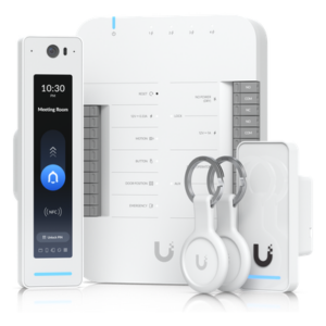 UBIQUITI UA-G3-SK-PRO – Kit de Control de Acceso / 1 Puerta / 6,000 Usuarios / IP55 / PoE++ / 5 Puertos Gigabit