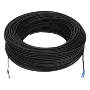 LINKEDPRO BY EPCOM LP-200-SCU – Cable Drop de Fibra Óptica / G.657A2 Monomodo / Simplex SC/UPC-SC/UPC / 200 m (656.17 pies) / LS0H / Auto-soportado