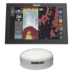 SIMRAD NSX-12GPS-KIT – Pantalla Multifunción Marina / 12 Pulgadas / Ecosonda 1 kW / GPS GNSS 10 Hz / NMEA 2000 / Wi-Fi / Radar Halo / IP Video