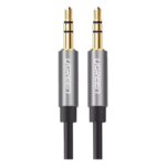 UGREEN 10737 – Cable Auxiliar / 3.5mm Macho a Macho / 5m (16.4 ft) / Conectores Oro 24K / TPE / Aluminio / Negro