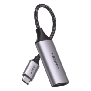UGREEN 70444 – Cable Adaptador USB-C a HDMI / 4K@60Hz / HDR / Thunderbolt 3 / DisplayPort Alt Mode / Aluminio / 10 cm (0.33 ft)