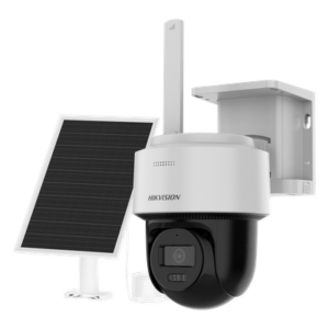 HIKVISION DS-2CFSP4/4G/LA – Kit Solar IP PT / 4 Megapixel / AOV 24/7 / 4G LTE / Dual Light 30 m (98.4 ft) / Panel Solar 8W + Batería 9000 mAh / IP66