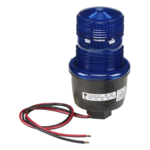 FEDERAL SIGNAL INDUSTRIAL LP3PL-024-B – Luz de advertencia LED / 24 Vcd / Montaje en tubo 1/2" NPT / Azul / Perfil bajo / -35°C a 65°C