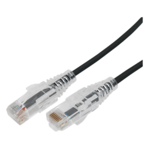 LINKEDPRO BY EPCOM LP-UT6A-500-BK-28 – Cable de Parcheo Slim UTP Cat6A / 5 m (16.40 ft) / 28 AWG / RJ45 / Negro