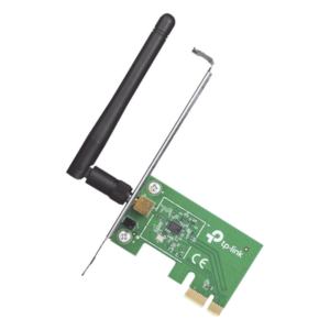 TP-LINK TL-WN781ND – Adaptador Inalámbrico PCI Express / 150 Mbps / Banda 2.4 GHz / Antena Desmontable 2 dBi / IEEE 802.11n/g/b
