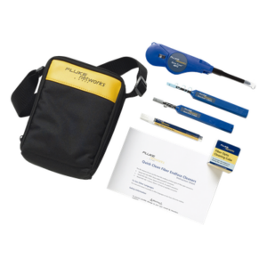 FLUKE NETWORKS NFC-KIT-CASE-E – Kit de Limpieza de Fibra Óptica / 2150 Procesos / Quick Clean / Multi-Conector SC ST FC LC MU MPO/MTP E2000