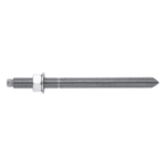 INDEX EQAC-16-190 – Espárrago Químico / Acero Galvanizado M16 / Longitud 190 mm / L1 125 mm / Clase 5.8 ISO 898-1 / Recubrimiento Zinc 5μm