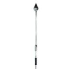 TOTAL GROUND TGPE6INOX – Punta Pararrayo Piezoeléctrica / Acero Inoxidable / Avance de Cebado 15 m (49.2 ft) / Efecto Venturi / Áreas Inflamables y Explosivas