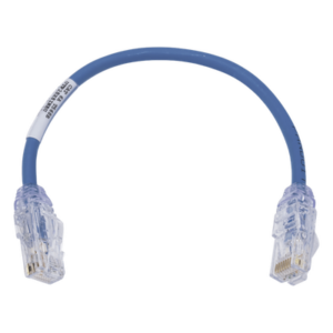 PANDUIT UTP28X1BU – Cable de Parcheo UTP Cat6A / 28AWG / CM-LSZH / 0.3 m (1 Pie) / Azul
