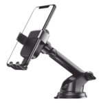 UGREEN 60990B – Soporte de Celular para Automóvil / Ventosa con Succión Fuerte / Rotación 360° / Brazo Telescópico Ajustable / Compatible 4.7'' a 7'' / Sujeción por Gravedad