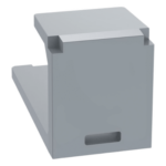 PANDUIT CMBIG-X – Módulo de Tapa Ciega / Mini-Com / Color Gris / 1 Espacio / 1 Pieza