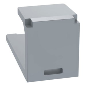 PANDUIT CMBIG-X – Módulo de Tapa Ciega / Mini-Com / Color Gris / 1 Espacio / 1 Pieza