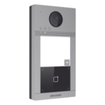 HIKVISION DS-KV8113-WME1(C) – Videoportero IP / 2 Megapixel / PoE / IP65 + IK08 / 1 Departamento / Lector Mifare / 2 Puertas / 6 Monitores / Visión Nocturna IR 3m / Ángulo 129°
