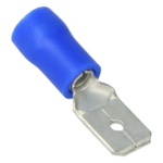 EPCOM POWERLINE AE51201 – Terminal Macho Aislada / 16 - 14 AWG / Azul / Paquete 25 Piezas / 21.2 x 10.3 x 6.2 mm