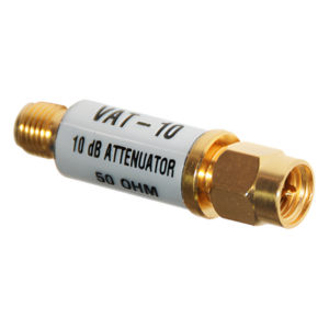 MINI CIRCUITS VAT-10 – Atenuador en Línea de 10 dB, 1 W, Conectores SMA Macho-Hembra, CD-6 GHz.