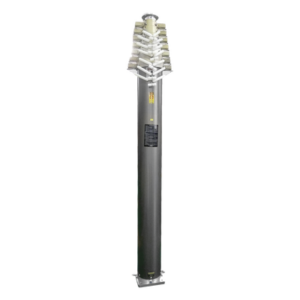 SYSCOM TOWERS TELE-MAST-N12 – Mástil Telescópico Neumático / 12 m (39.4 ft) / Aluminio 6063 / Carga 15 kg / Viento 80 km/h / IP65