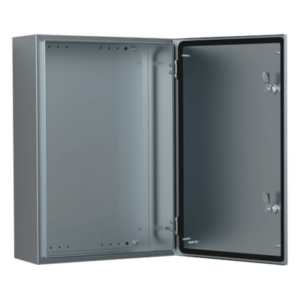 HOFFMAN ASR0505021 – Gabinete Industrial / Acero Inoxidable AISI 304L / IP66 / 500x500x210 mm (19.7x19.7x8.3 in) / Montura Mural / Placa de Montaje 2 mm